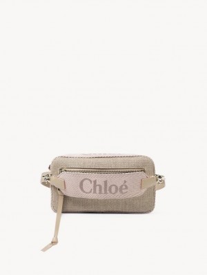 BLUSHY BEIGE Chloe Woody Belt Crossbody Bags | CHE-SR13606