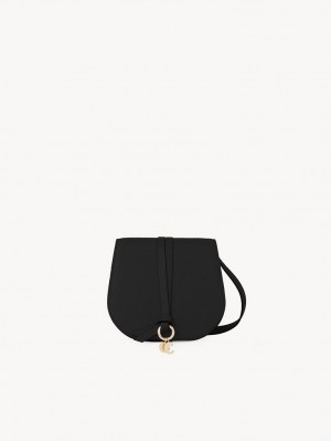 Black Chloe Alphabet Mini Crossbody Bags | CHE-SR13487