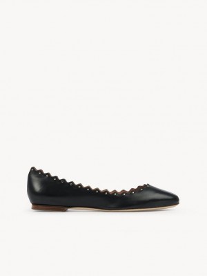 Black Chloe Lauren Ballet Flat | CHE-SR14255