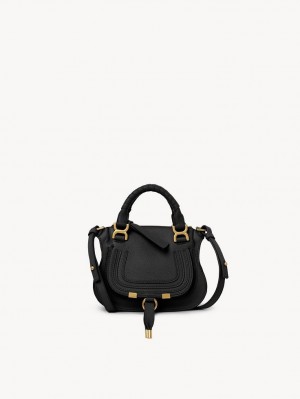 Black Chloe Marcie Double Carry Mini Bags | CHE-SR13713