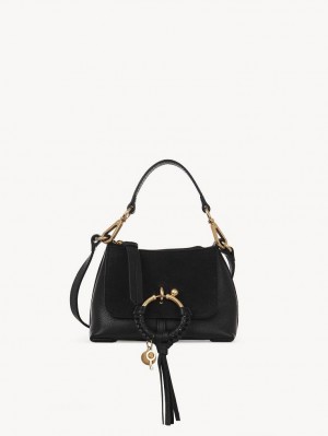 Black Chloe Mini Joan Shoulder Bags | CHE-SR14688