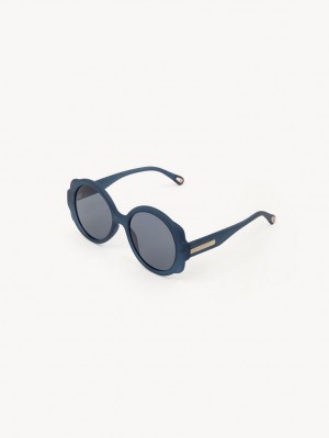 Blue Chloe Mirtha Sunglasses | CHE-SR14531