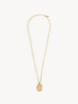 Bright Gold Chloe Sybil Necklaces | CHE-SR14452