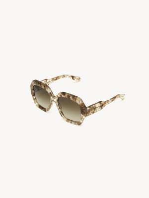 CRYSTAL BROWN Chloe Gayia Sunglasses | CHE-SR14575