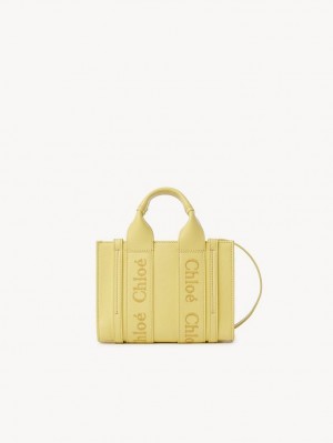 DAFFODIL YELLOW Chloe Mini Woody Crossbody Bags | CHE-SR13520