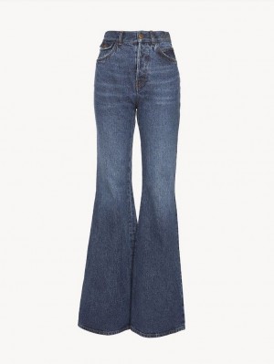 Dusky Blue Chloe Merapi Flare Jeans | CHE-SR14010