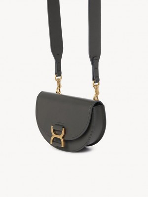 Elephant Grey Chloe Marcie Flap Mini Bags | CHE-SR13711