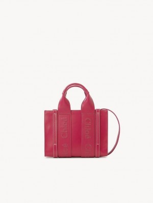 FIZZY PINK Chloe Woody Tote 1 Mini Bags | CHE-SR13700