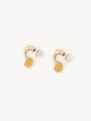 GOLD COLOR Chloe Darcey Earrings | CHE-SR14411