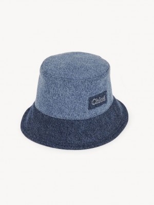 MULTICOLOR BLUE 1 Chloe Romy Bucket Hats | CHE-SR14492