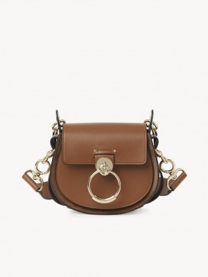 POTTERY BROWN Chloe Small Tess Crossbody Bags | CHE-SR13578