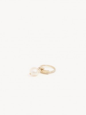 Pearl Chloe Darcey Baroque Rings | CHE-SR14392