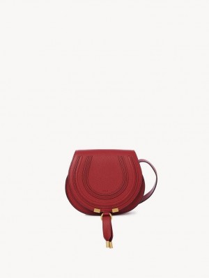 REDDISH PINK Chloe Marcie Small Crossbody Bags | CHE-SR13534