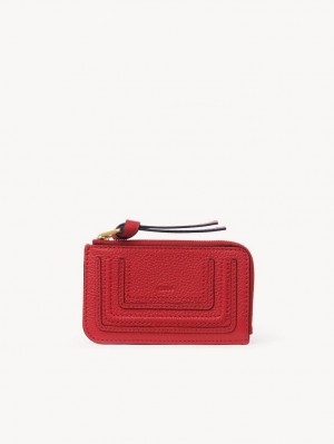 Red Flame Chloe Marcie Small Coin Purses | CHE-SR14316