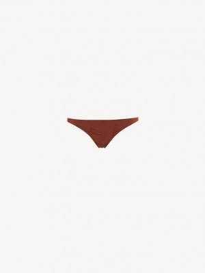 Red Ochre Chloe X Eres Peru Bikini Bottom Beachwear | CHE-SR14129