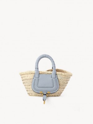 Shady Blue Chloe Marcie Basket Mini Bags | CHE-SR13661