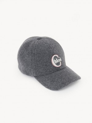 WINTERY GREY Chloe Swing Caps | CHE-SR14470