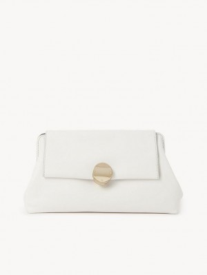 White Chloe Penelope Clutches | CHE-SR13759