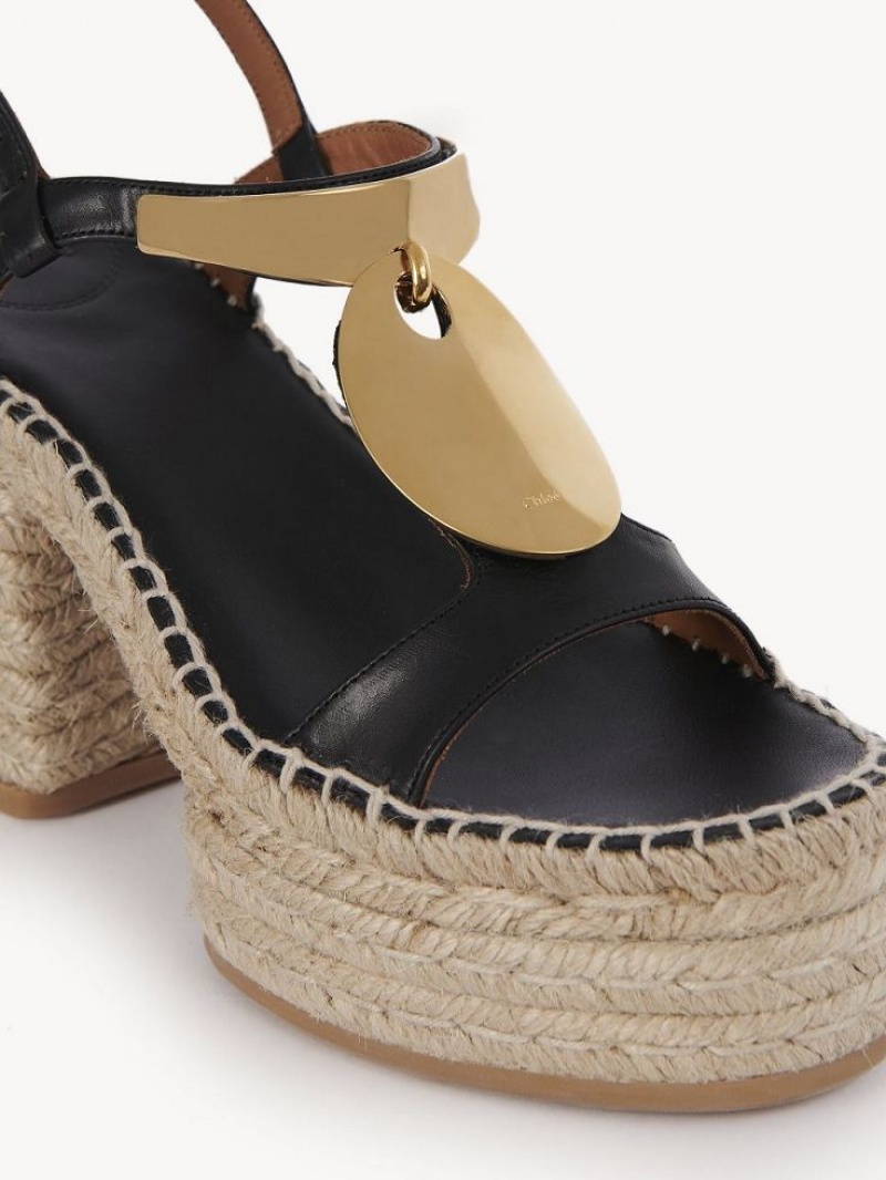 BLACK GOLD. Chloe Pema Espadrille | CHE-SR14151