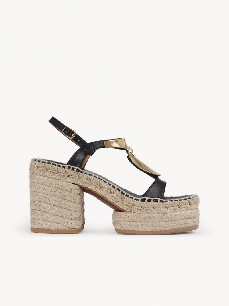 BLACK GOLD. Chloe Pema Espadrille | CHE-SR14151