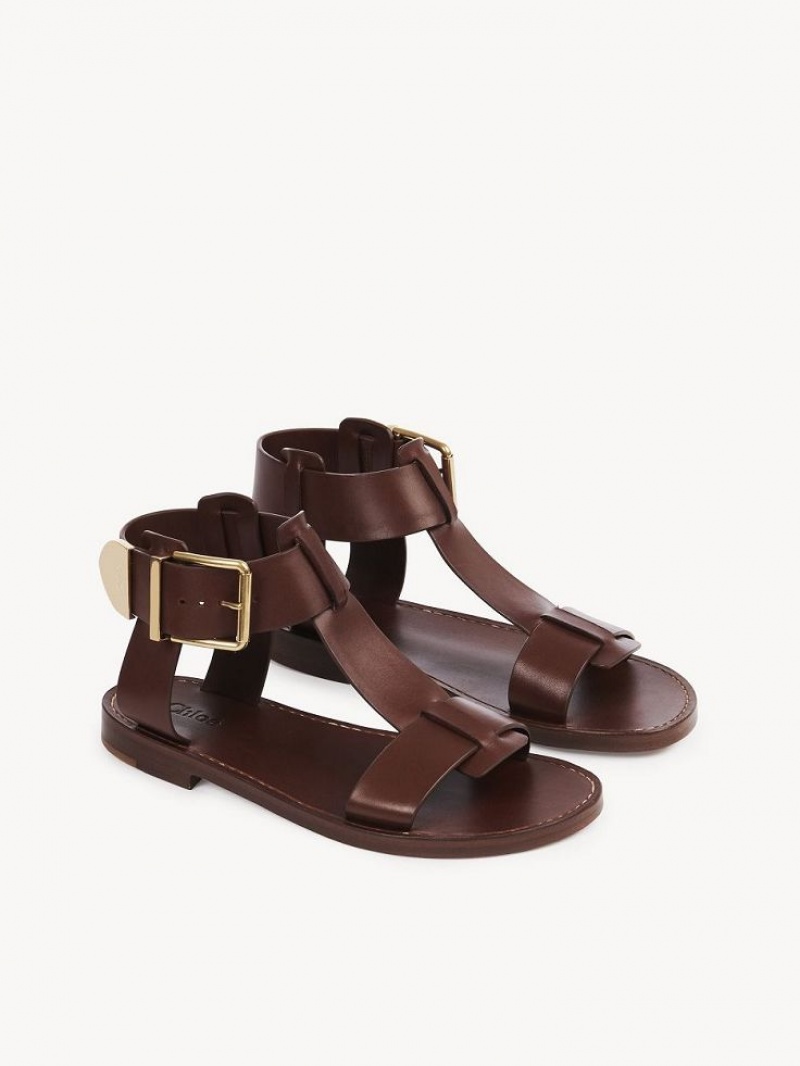 BRUNET BROWN Chloe Rebecca Flat Sandals | CHE-SR14141