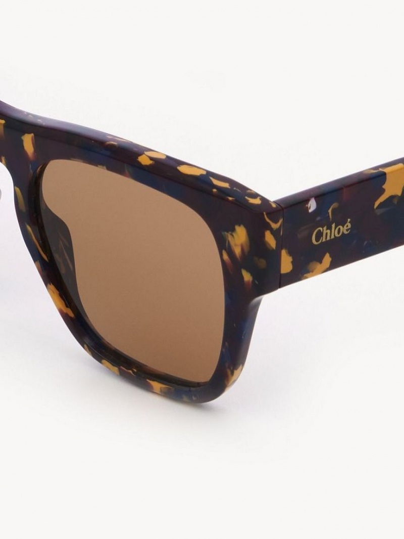 BURGUNDY PANSY Chloe Gayia Sunglasses | CHE-SR14576