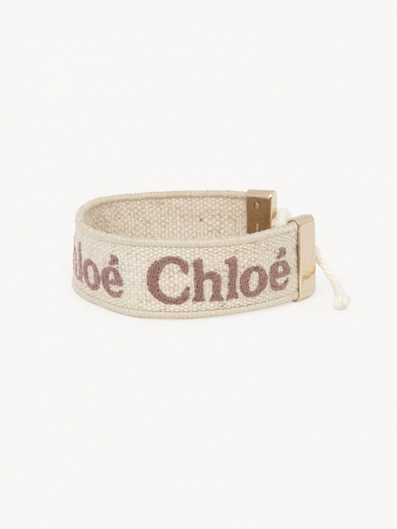 Beige - Brown 1 Chloe Woody Bracelets | CHE-SR14446