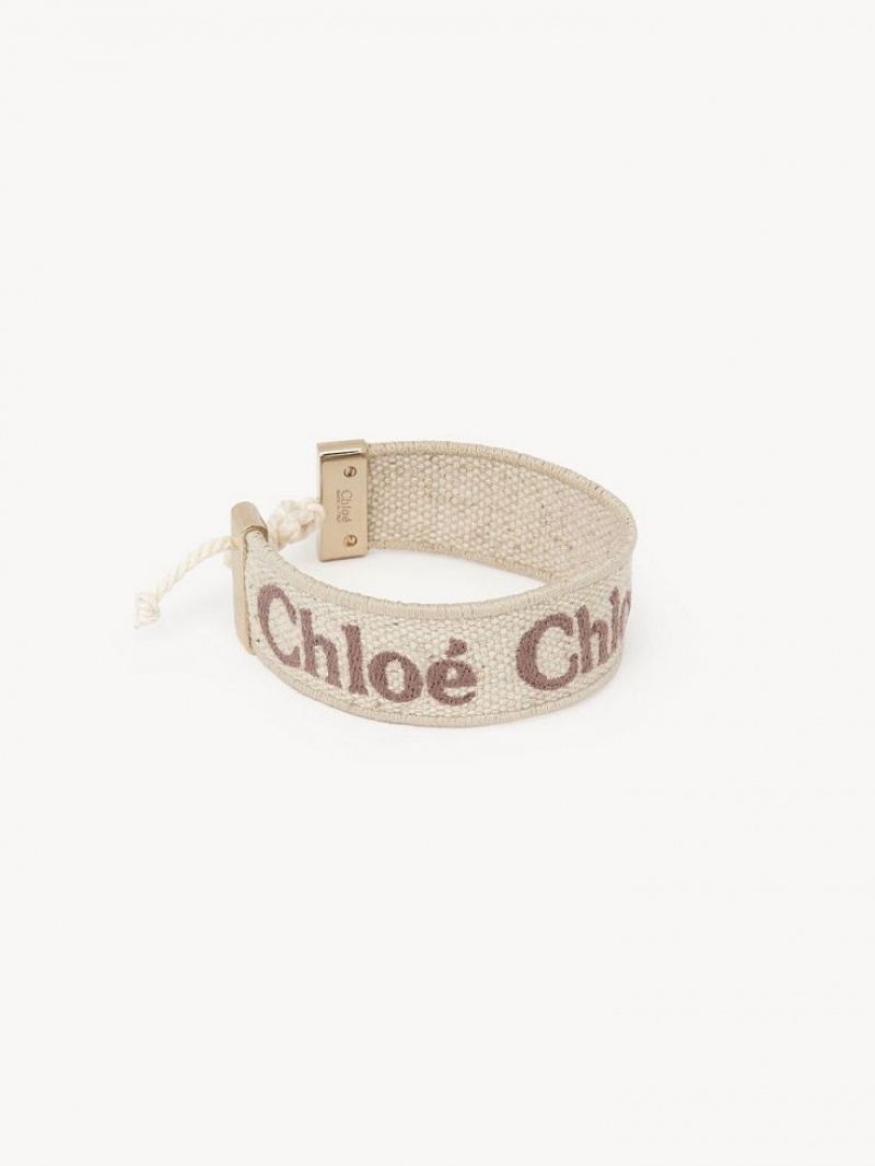 Beige - Brown 1 Chloe Woody Bracelets | CHE-SR14446