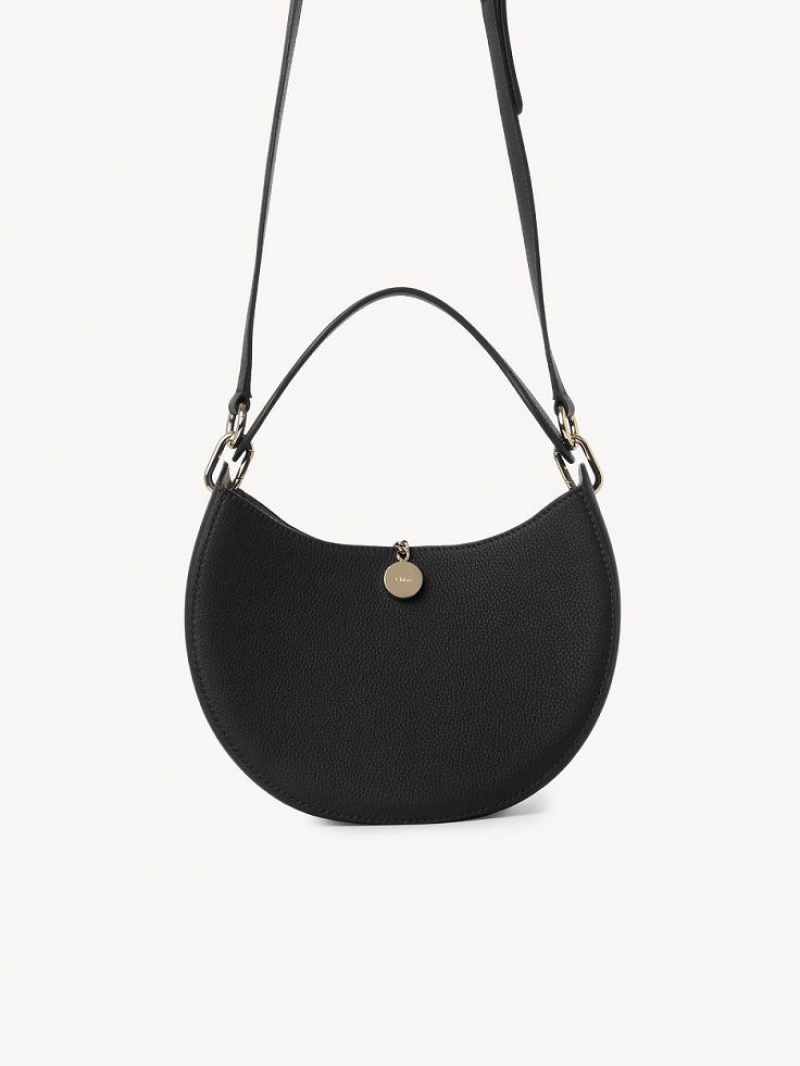 Black Chloe Arlène Small Hobo Crossbody Bags | CHE-SR13605