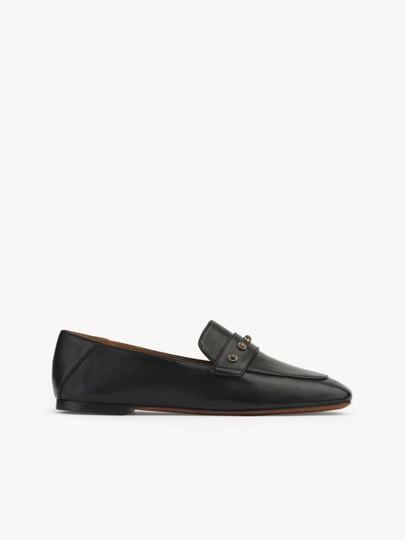 Black Chloe Aurna Low-heel Loafer | CHE-SR14246