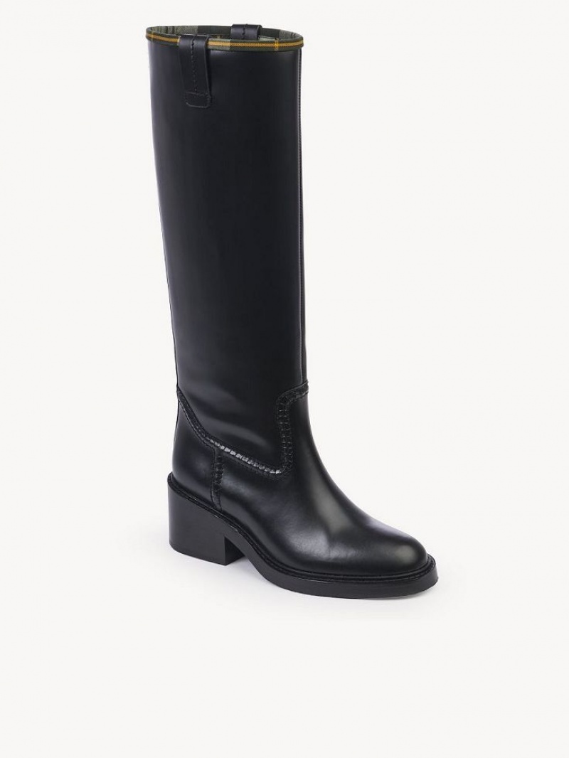 Black Chloe Barbour For Tall Boots | CHE-SR14205