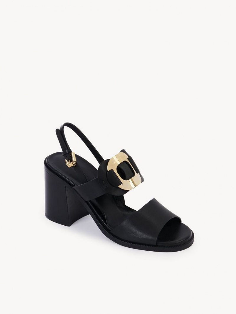 Black Chloe Chany High-heel Sandals | CHE-SR14834