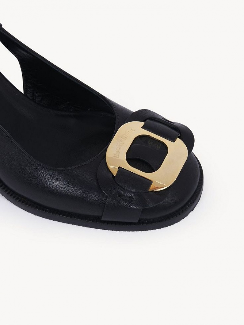 Black Chloe Chany Sandals | CHE-SR14799