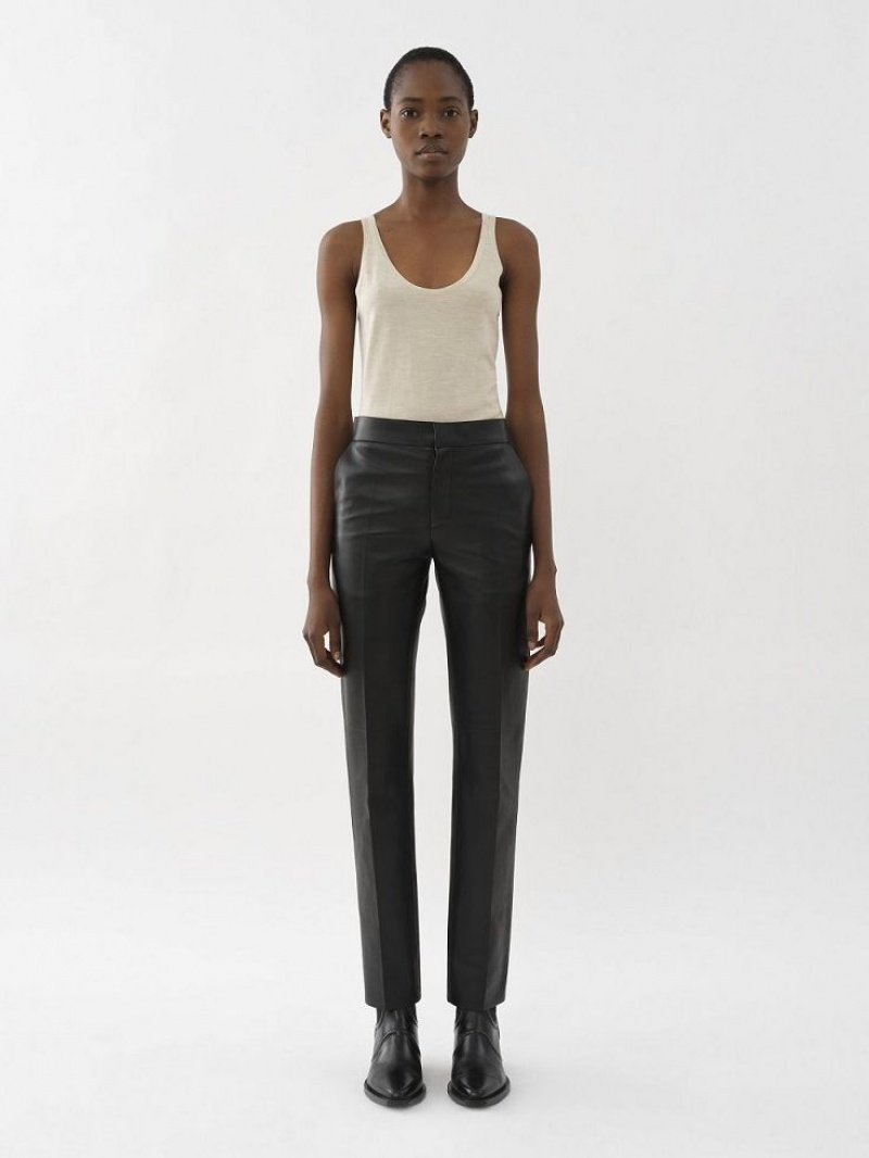 Black Chloe Cigarette Pants | CHE-SR13974