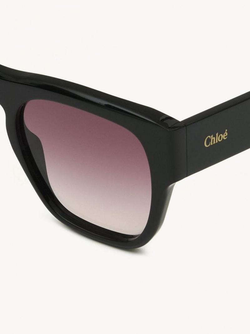 Black Chloe Gayia Sunglasses | CHE-SR14579