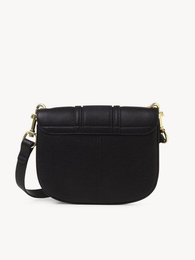 Black Chloe Hana Shoulder Bags | CHE-SR14640