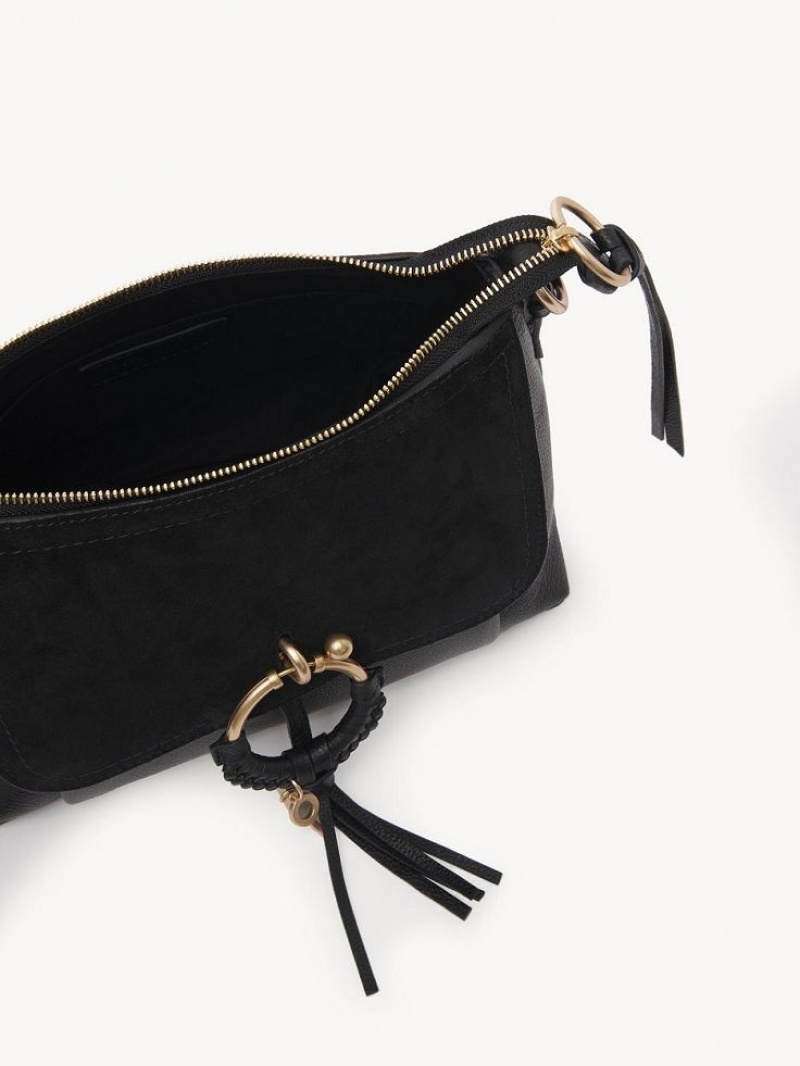 Black Chloe Joan Small Shoulder Bags | CHE-SR14649