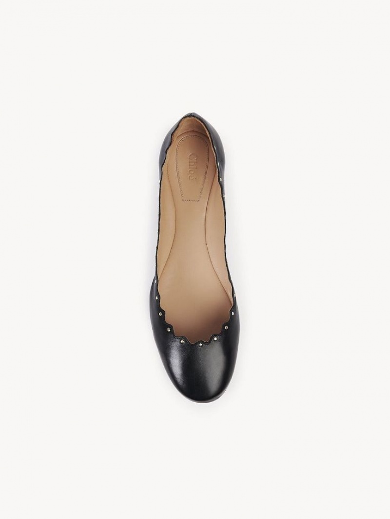 Black Chloe Lauren Ballet Flat | CHE-SR14255