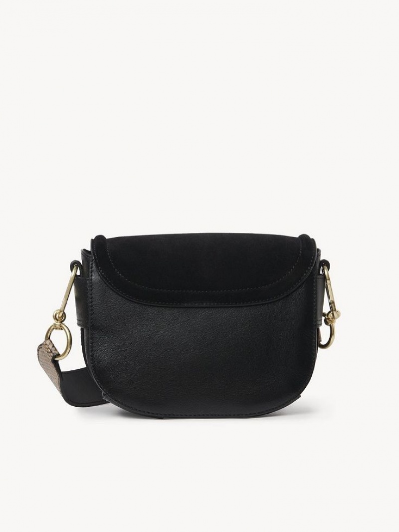 Black Chloe Mara Shoulder Bags | CHE-SR14596