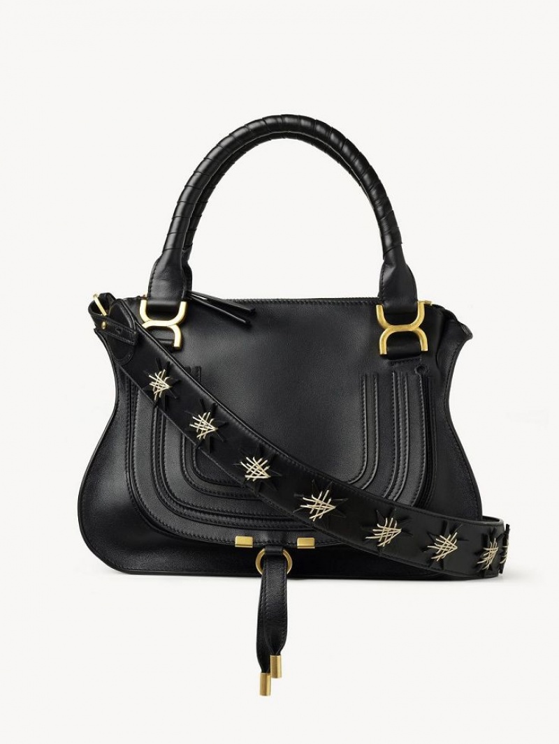 Black Chloe Marcie Double Carry Crossbody Bags | CHE-SR13499