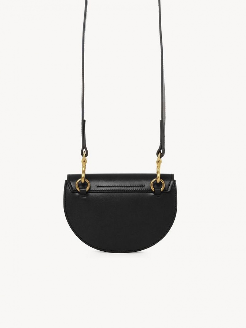 Black Chloe Marcie Mini Flap Crossbody Bags | CHE-SR13588