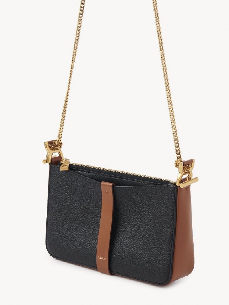 Black Chloe Marcie Pouch On Chain Mini Bags | CHE-SR13704