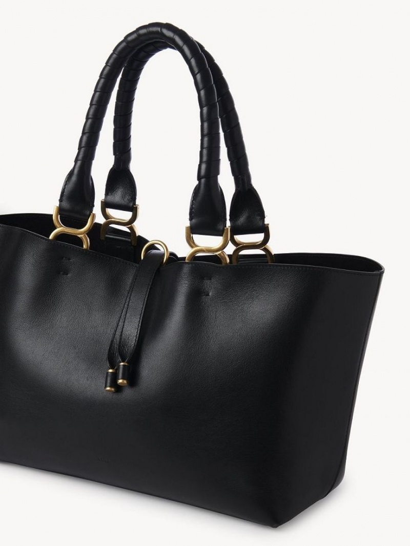 Black Chloe Marcie Small Tote Bags | CHE-SR13360