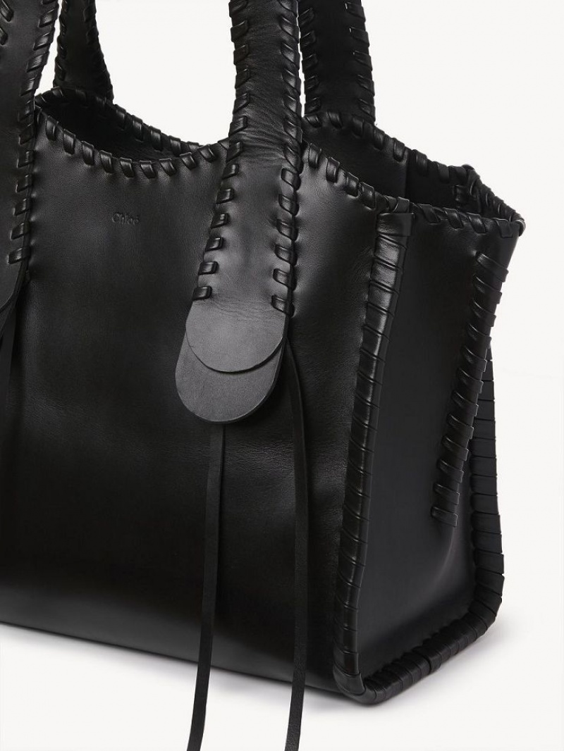 Black Chloe Medium Mony Tote Bags | CHE-SR13378