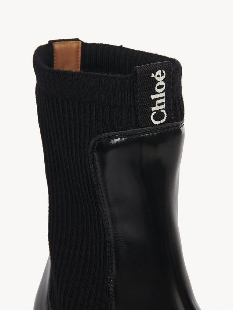 Black Chloe Noua Ankle Boots | CHE-SR14236