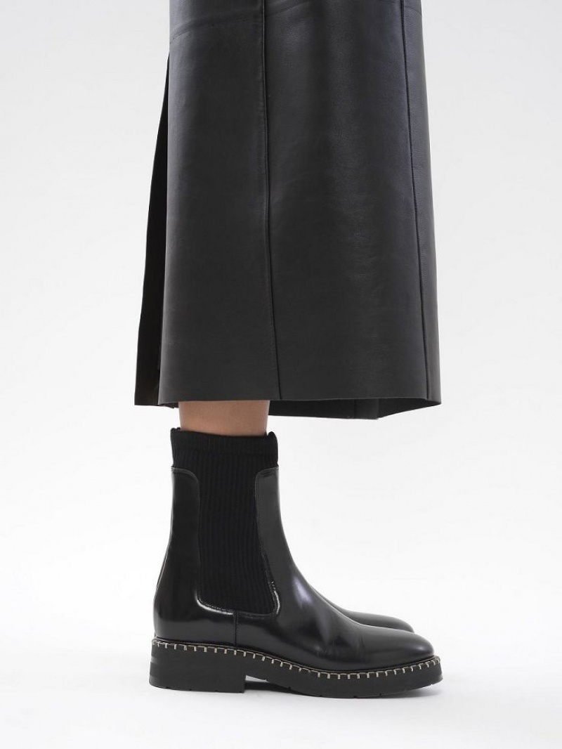 Black Chloe Noua Ankle Boots | CHE-SR14236