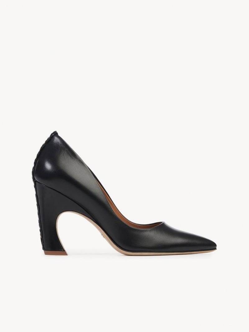 Black Chloe Oli Pumps | CHE-SR14252