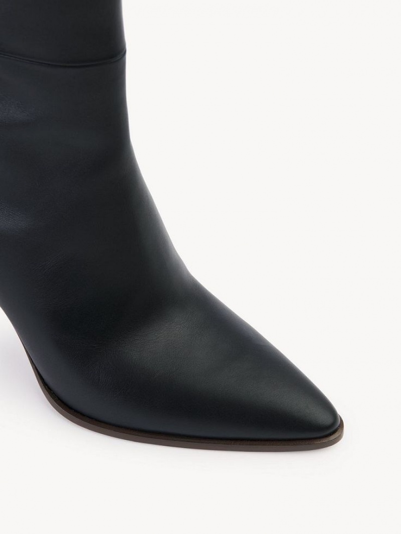 Black Chloe Oli Tall Boots | CHE-SR14203