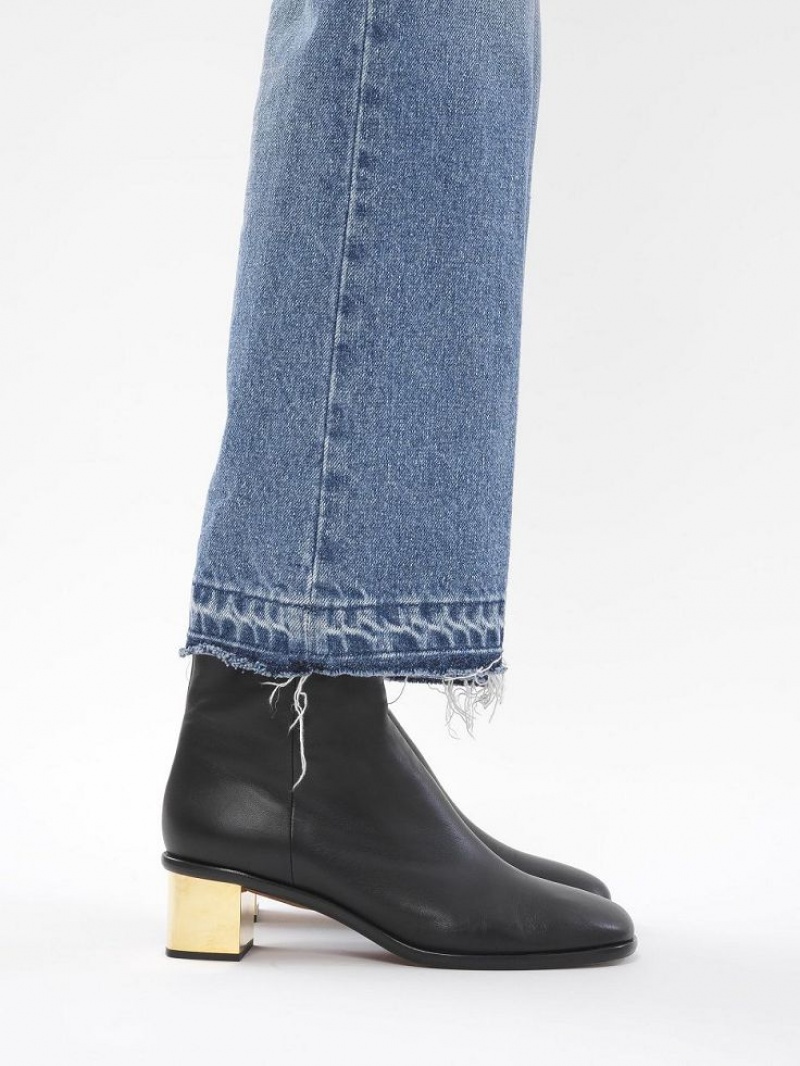 Black Chloe Rebecca Ankle Boots | CHE-SR14232