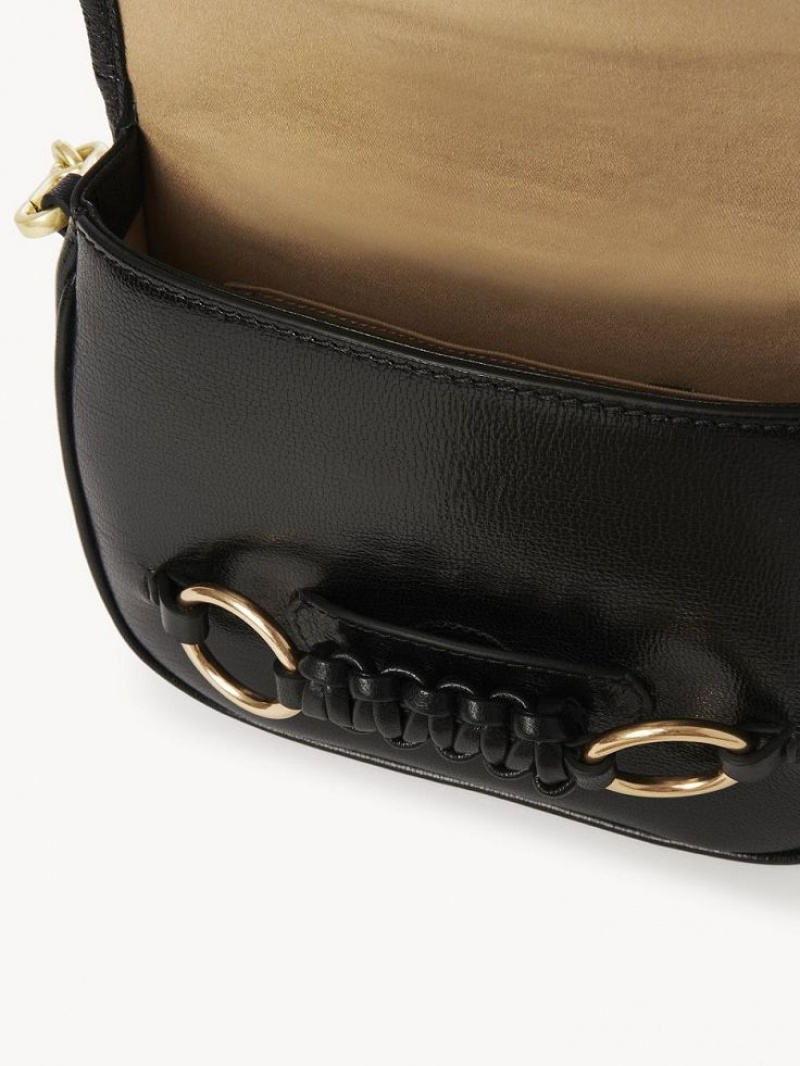 Black Chloe Saddie Satchel Shoulder Bags | CHE-SR14631